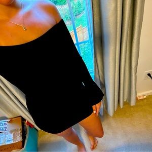 Princess Polly Parisa long sleeve mini dress in black